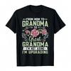 Women's T-shirt Grandma Theme Mom Grandma Great-grandmother Mother's Day T-shirt
