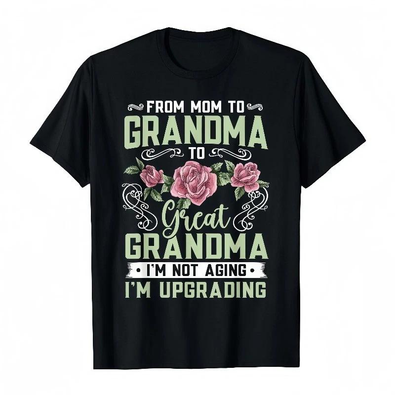 Women s T-shirt Grandma Theme Mom Grandma Great-grandmother Mother s Day T-shirt XL