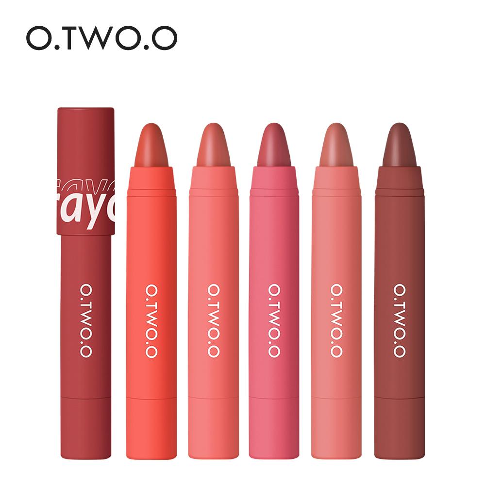 

O.TWO.O 6 шт. губная помада-карандаш для губ 6 цветов бархатная матовая отделка водостойкая долговечная губная помада-ручка для макияжа
