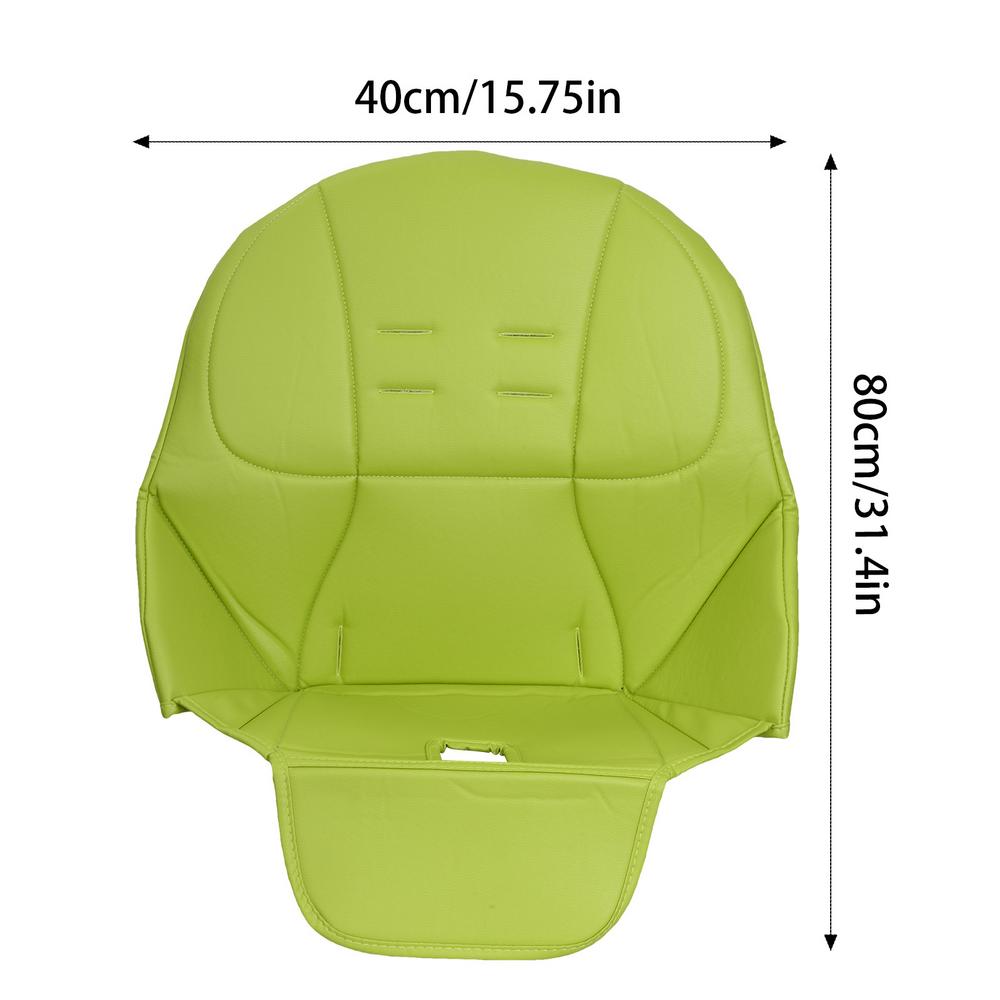 Dining Chair Cushion Kids Stay In Place Backing Seat Pad Cushion Leather Anti-Scratch Easy Clean Chair For Antilop High Chair