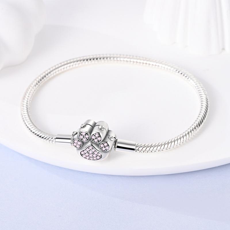 100% 925 Sterling Silver Original Stars Forever Love Zircon Bracelets Fit DIY Charms Beads Anniversary Birthday Jewelry Gifts