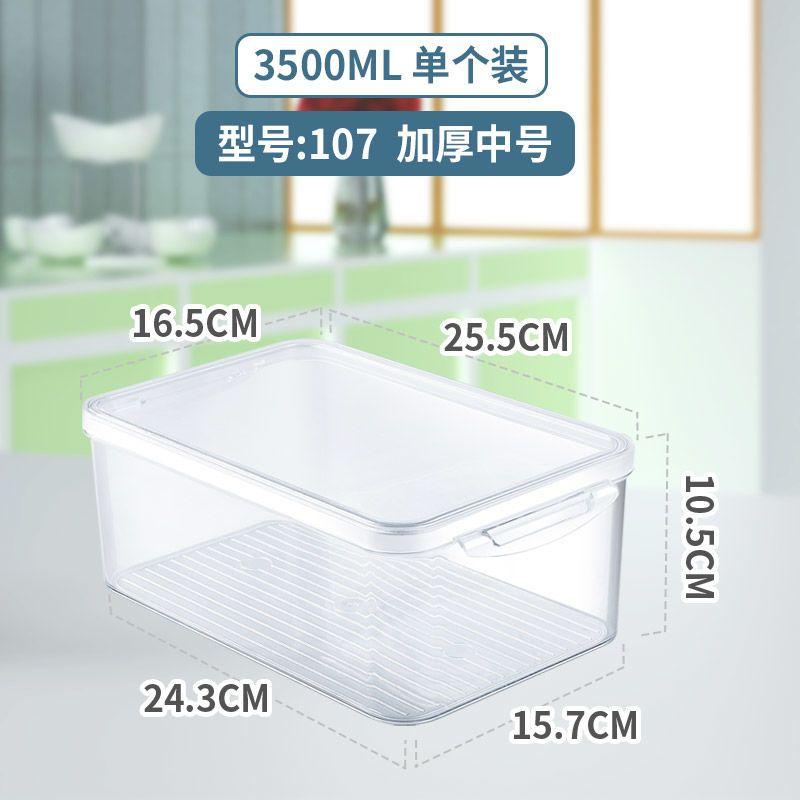 Large Capacity Transparent Food Storage Boxes Kitchen Refrigerator Eggs Vegetable Fruit Organizer Moisture-proof Sealed Box ECO