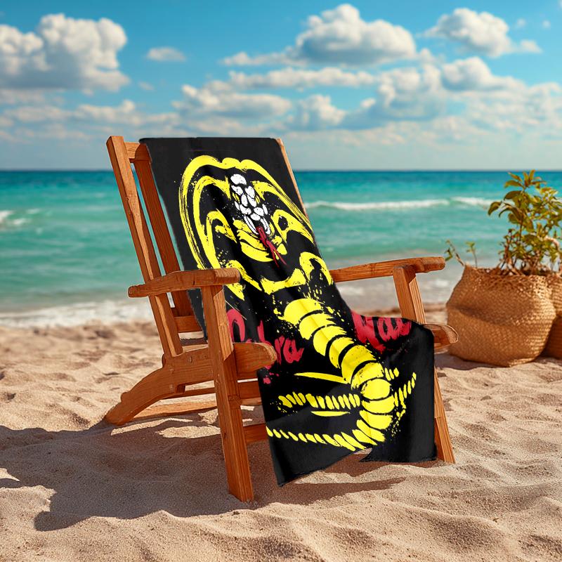 1pc Football Team (25) Beach Towel, Comfortable and Thick, and Swimming/Bath/Picnic/Camping Towel, Suitable for Seaside Beaches