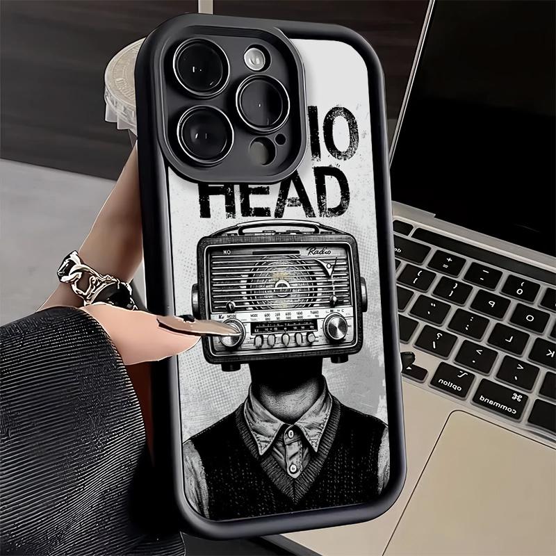 

Phone Case for iPhone 17 Air 16E 15 16 Pro Max R-Radiohead Bnad Cover 14 Plus 13 12 Mini Soft Shell Silicone Fundas iPhone 14 Pro