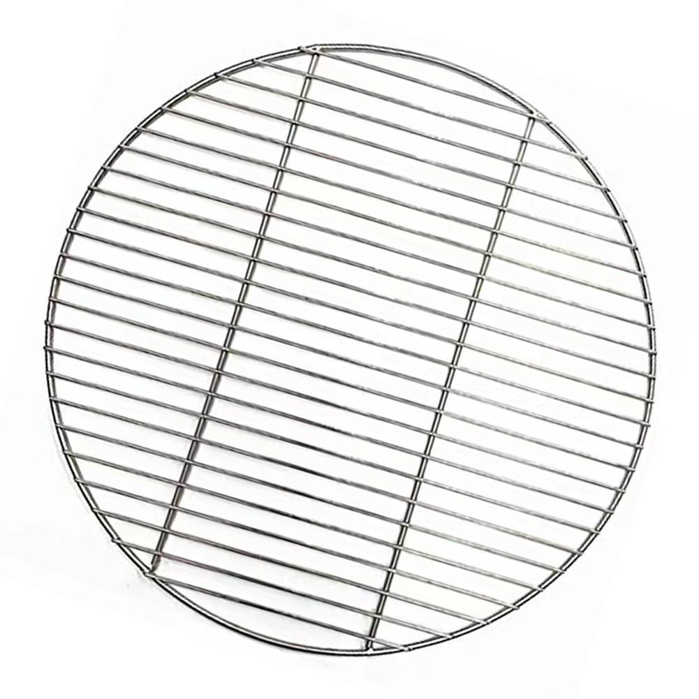 Camping Accessories Round Barbecue Tray Stainless Steel BBQ Grid