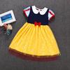 2021 Foreign Trade Halloween Snow White Dress Girls Summer Dress Summer Children's Baby Dress Tucker Dress