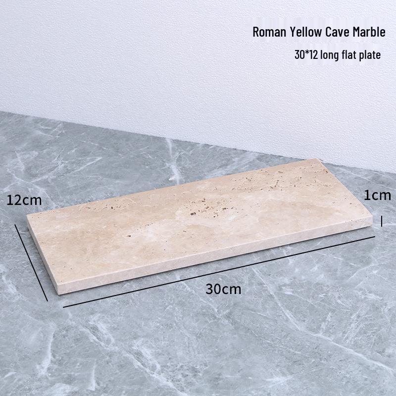 Badezimmerset aus gelbem Marmor im chinesischen Stil: Tablett, Aromatherapie-Ornament, Handseifenspender & Taschentuchbox.