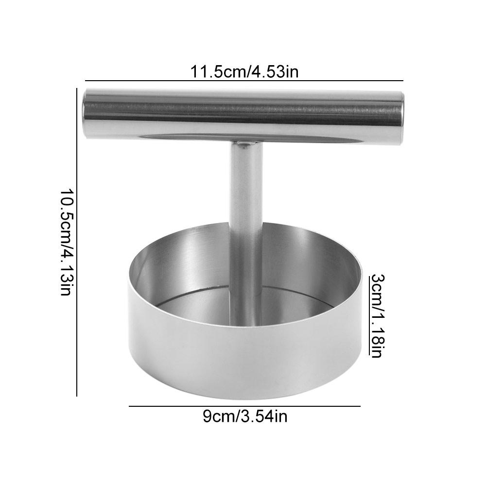 Non-Stick Burger Patty Maker Round Manual Meat Pie Press Mold Easy To Clean Patties Maker  Steak