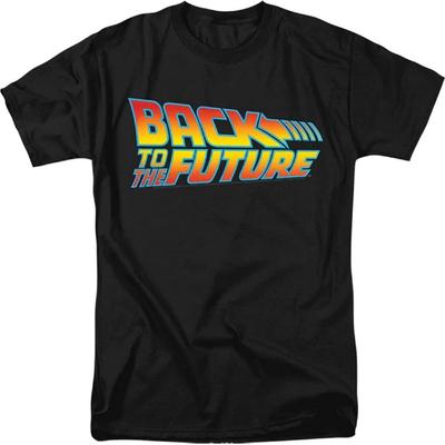 Back To the Future Logo Mens Short Sleeve Shirt