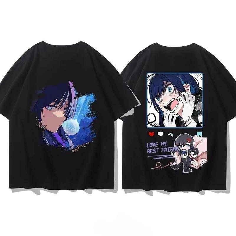 

Ado Singer Character Short-sleeved T-shirt Men s Women s Autumn Pure Cotton Ravings Album Same Pain Clothes Comfortable Kawaii 4XL