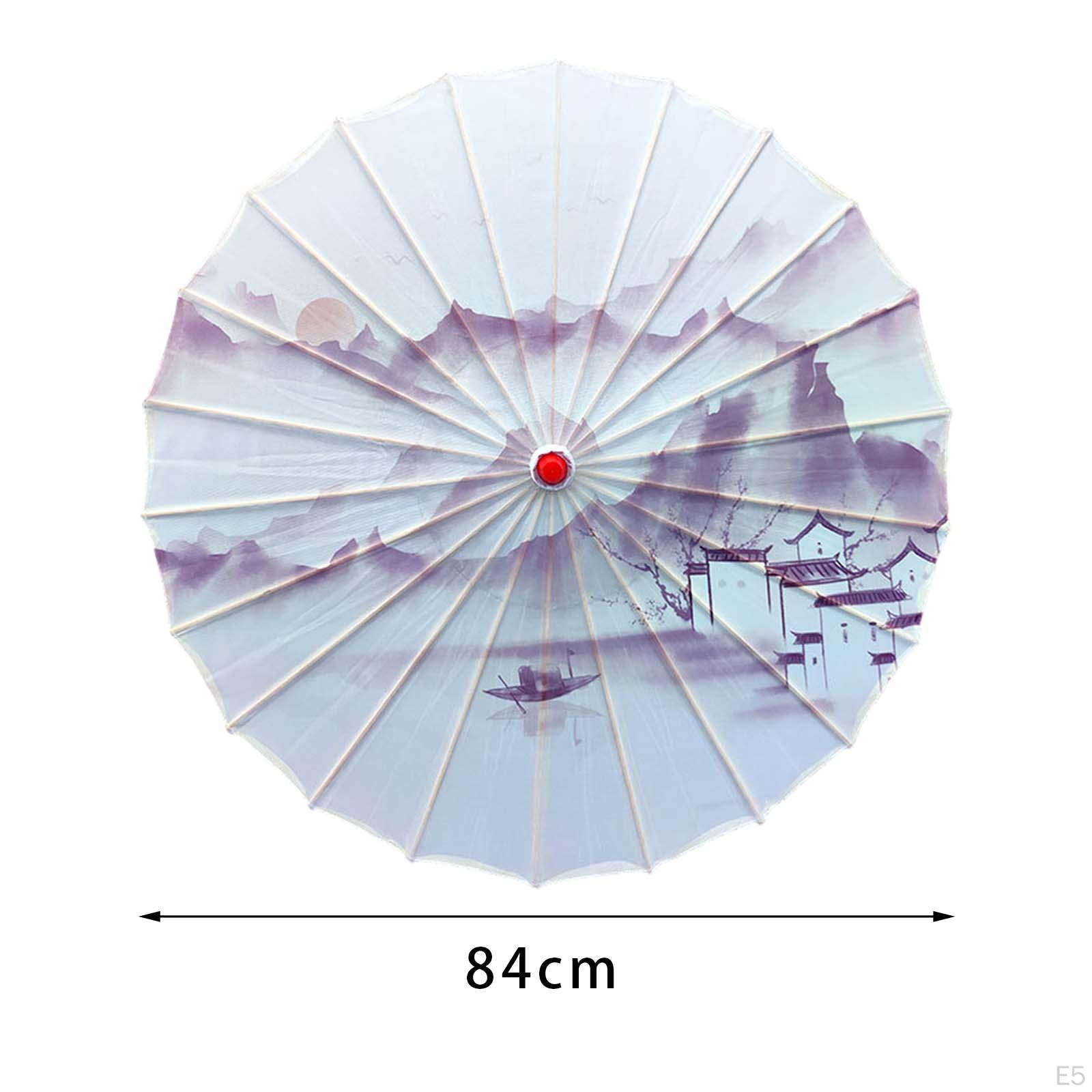 Китайский промасленный бумажный зонтик — фото 4