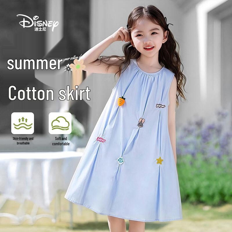 Disney Girls Judy Hopps Sleeveless Princess Dress 110