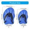 2pcs Swimmer Silicones Hand Paddles Webbed Swim Gloves Manacle Flippers for Underwater Maneuverability