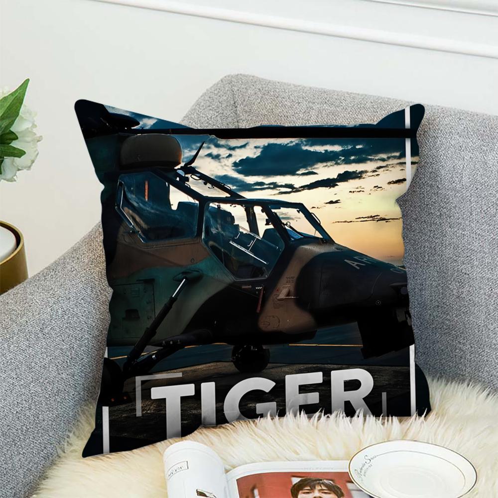 Modern Fighter Jets Cool Pillow Case For Car Sofa Decorative Home Double-sided Print Plush Square Throw Pillow Cushion Cover