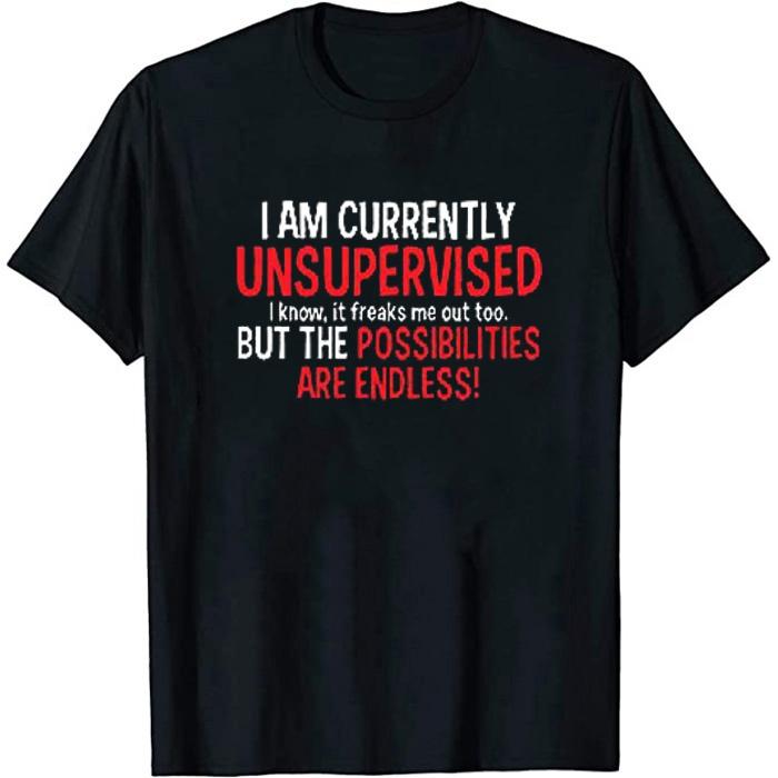 Buy Mens Very Funny T Shirt Currently Unsupervised Novelty Graphic
