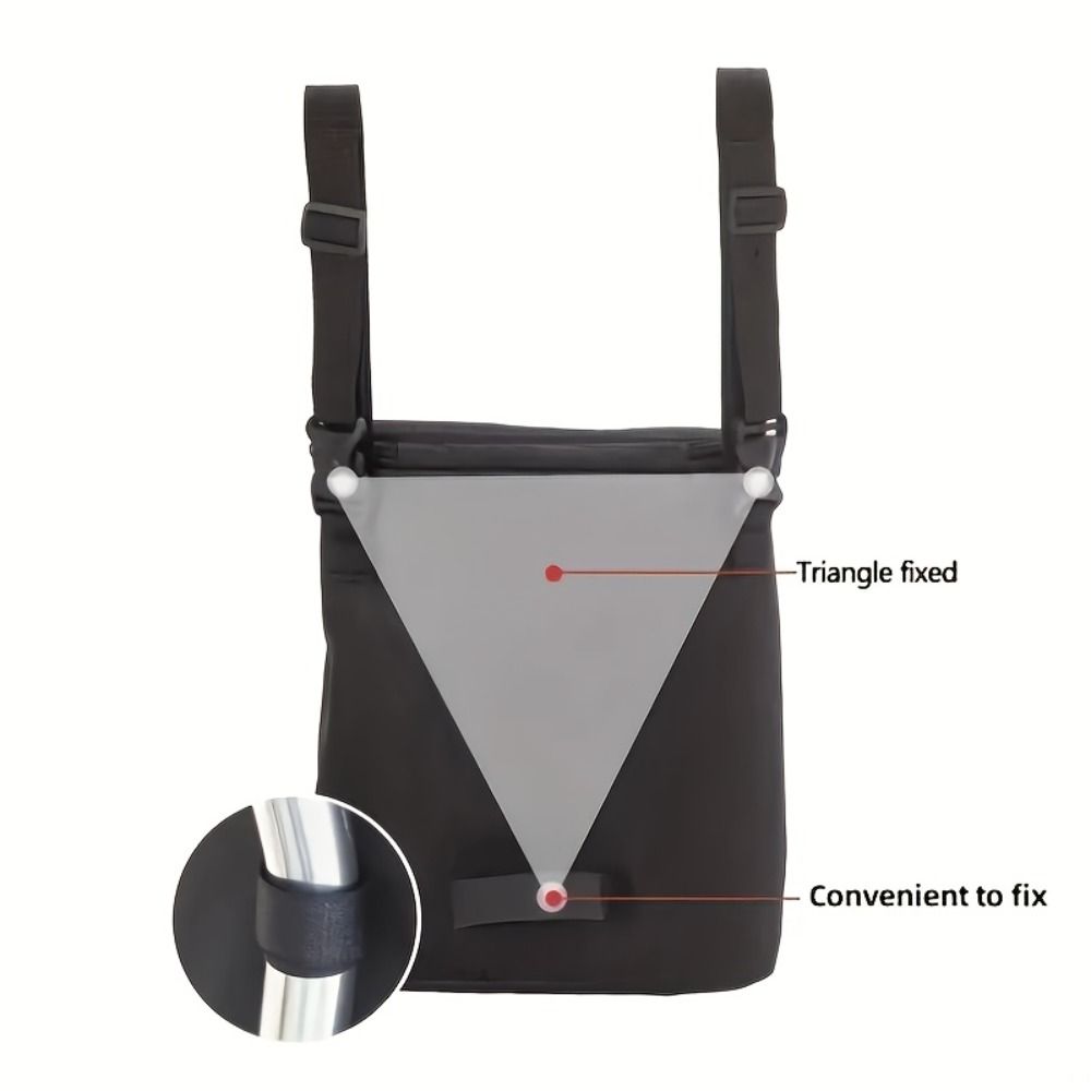 New Large Capacity Handlebar Bag Removable Oxford Cloth Storage Bag Waterproof Zipper Hanging Bag Motorcycles Electric Vehicles