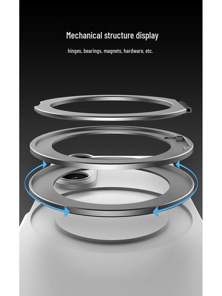 Samsung Z Fold7 Ultra-Thin Rotating Stand Case with Wireless Charging