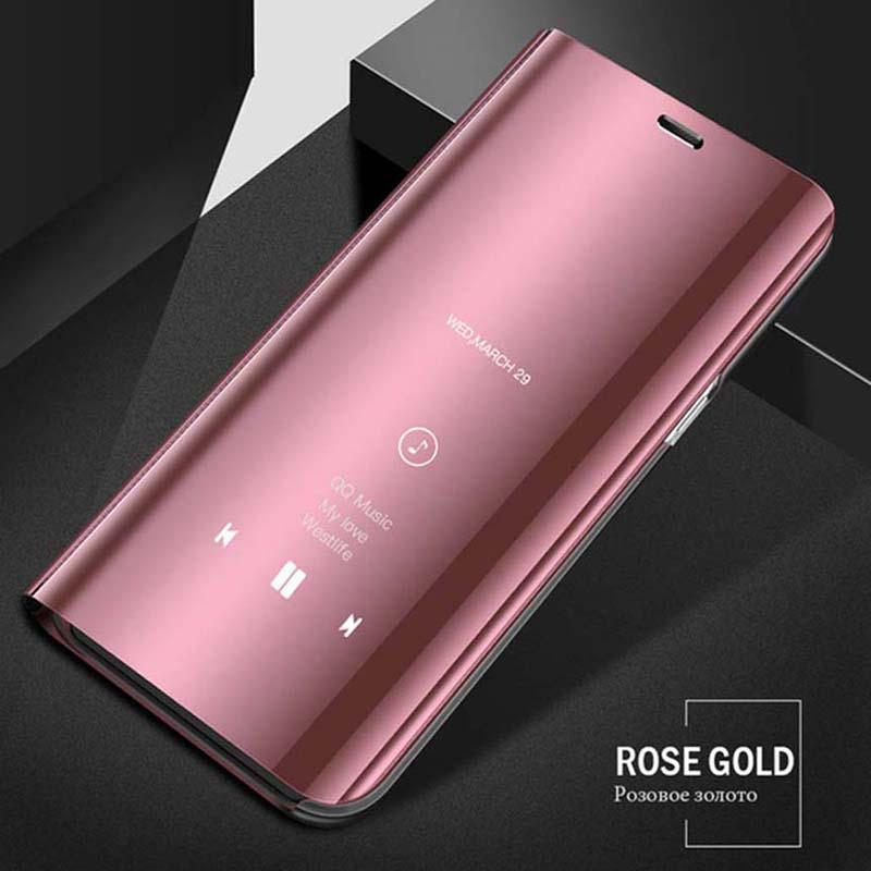 Luxury Smart Mirror View Flip Case For Huawei Honor 200 Lite Cover Honor200 Pro 200Lite ELI-AN00 ELP-AN00 Mobile Phone Shell on