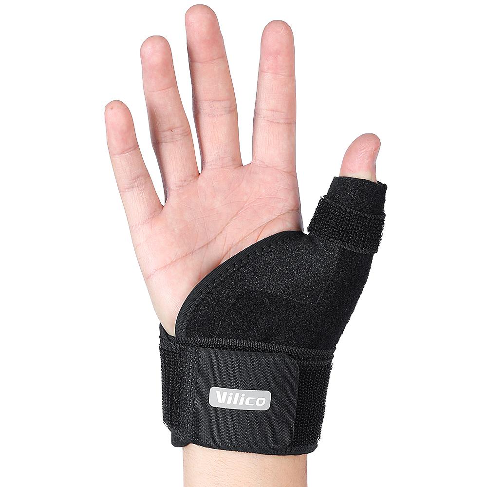 Vilico Thumb Brace Wrist Support Adjustable Thumb Splint for Tenosynovitis Arthritis Sprain Mouse Hand Mommy Hand Pain Rel 1