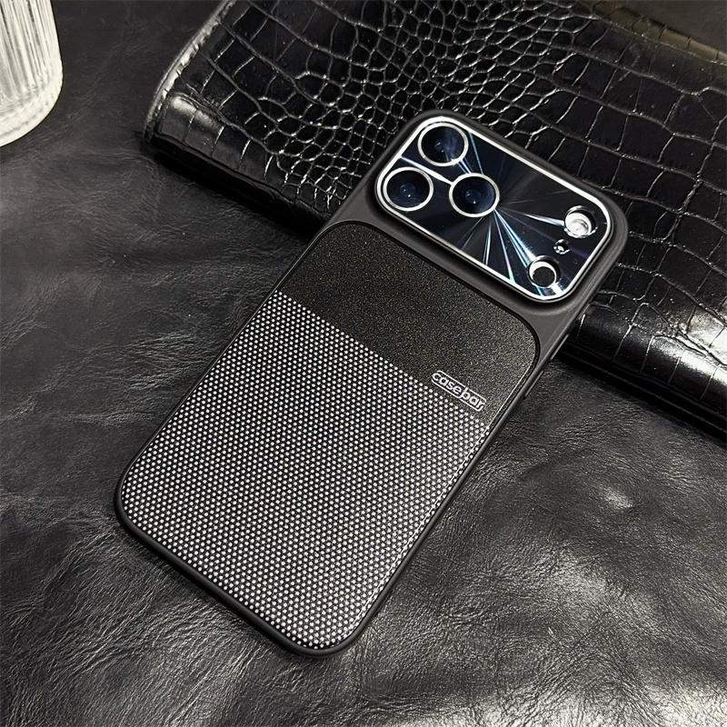 Luxury Strong Magnetic for Magsafe Color-blocking Spli Case for IPhone 17 Pro Max Air 16 15 Plus 14 13 Lens Protector Cover