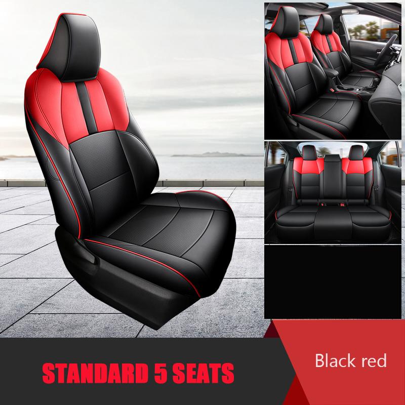 Luxury Styling Car Seat Cover For Toyota Select Corolla 2019-2025 Durable Faux Leather  Seat Cushion Car Accessories Full Set