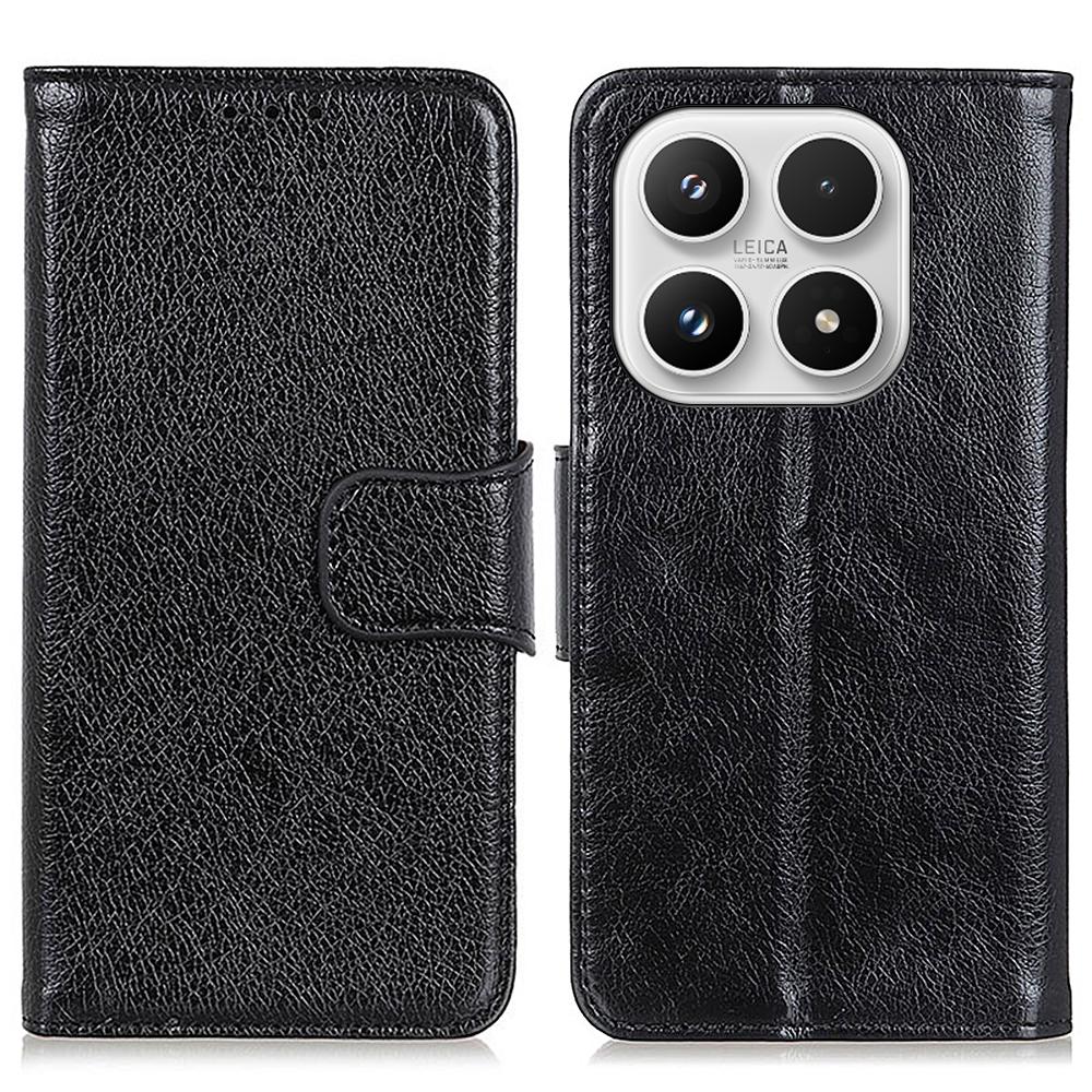 

For Xiaomi 17 Case Anti Scratch Nappa Texture Split Leather Wallet Phone Cover