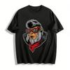 Cool Hipster Gorilla Print Casual Trendy Top Pure Cotton T-shirt