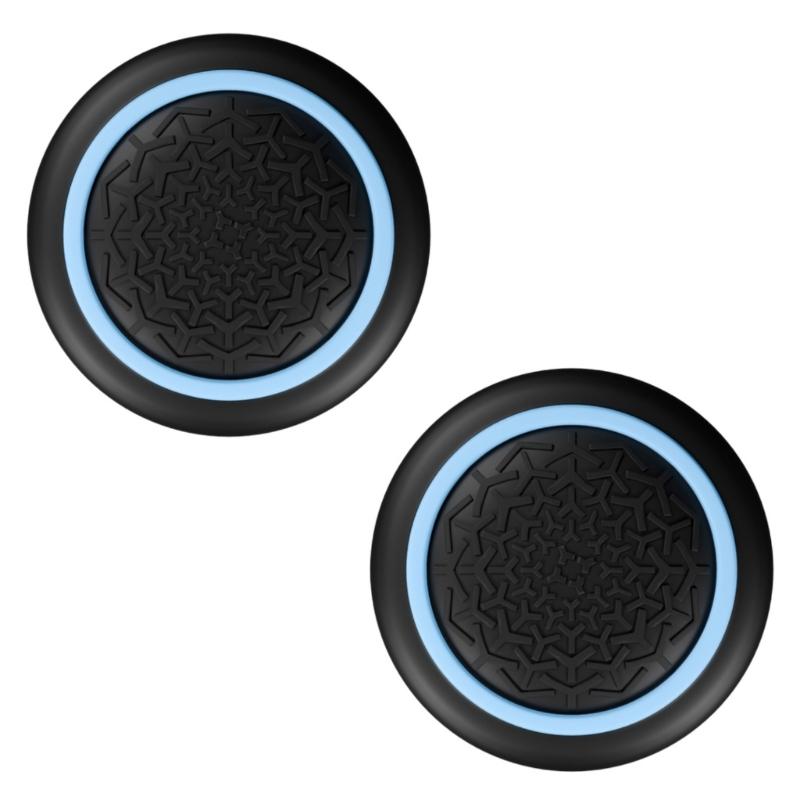 Silicone Double Color Thumbstick Caps Cover Shock Absorption For Gamepad Controller With Soft Grip And Protective Design