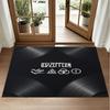 Led Zeppelin Design Crystal Velvet Rug Soft Decorative Mat for Bedroom Entrance