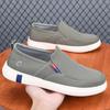 Fashion Men Canvas Loafers Summer 2025 Comfortable Walking Flats Man Non Slip Soft Moccasins Sneakers Breathable Lightweight Casual Shoe