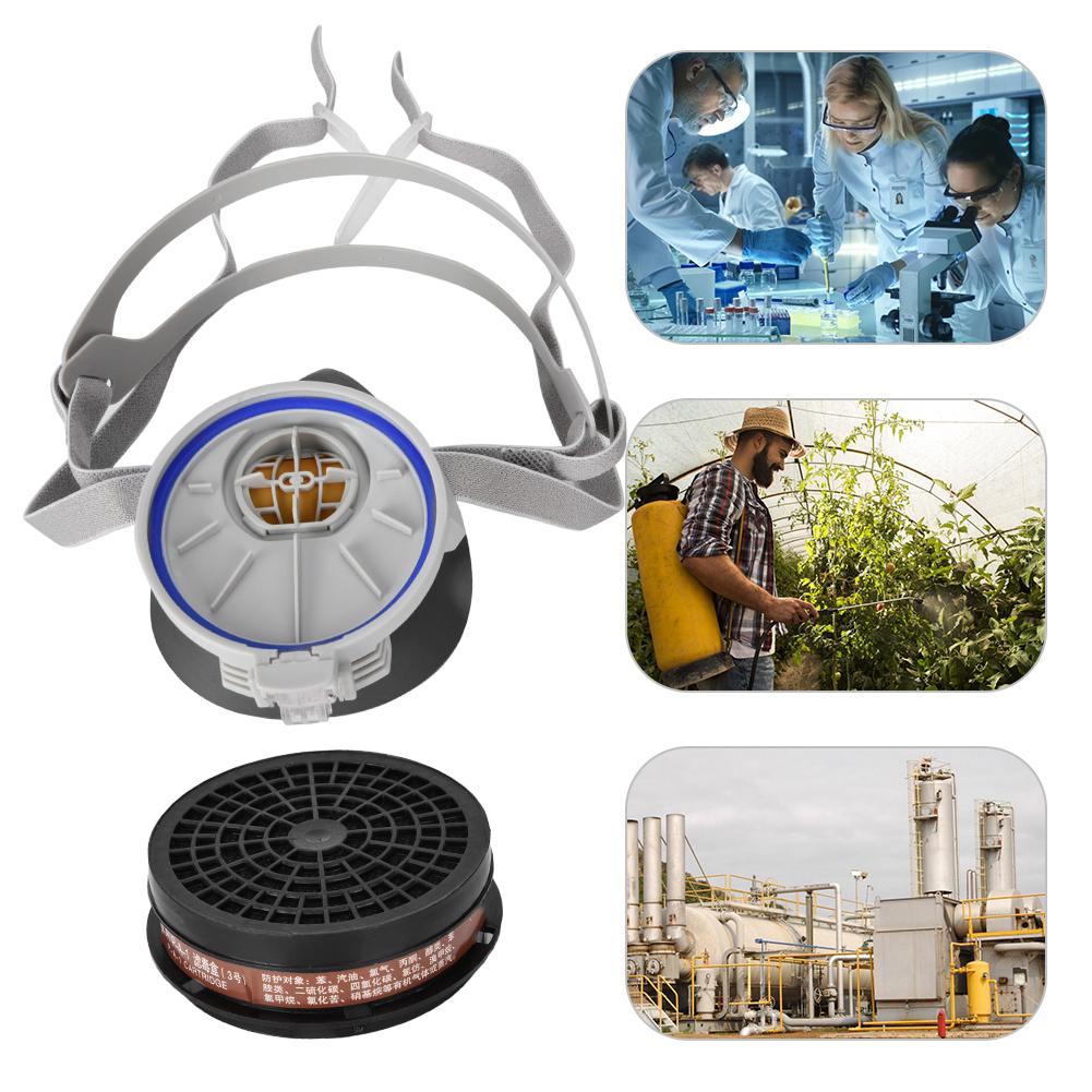 Half Facepiece Reusable Respirator Anti Toxic Protective Mask