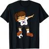 South Korea Soccer Ball Dabbing Girl Korean Football T-Shirt