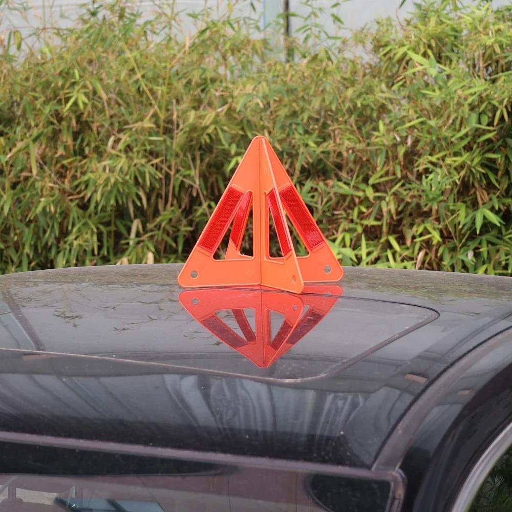 Foldable Cars Stop Sign Stand Red Traffic Warning Sign  Car Accessories