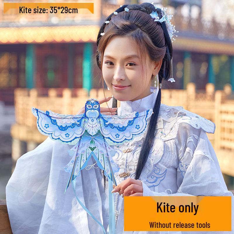 

2026 Ancient Style 60/80cm Chinese Swallow Kite Photography Prop for Kids Dance Decoration Kite Only (No Line)