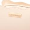 Francfranc Wave Shape Makeup Accessory Case Pouch, Small, Ivory, Pouch,