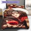 Juego de Ropa de Cama con Estampado de Dibujos Animados Colcha Funda de Colcha Funda de Almohada Decoración del Hogar Regalo de Cumpleaños (1 * funda nórdica + 2 * fundas de almohada, sin núcleo)