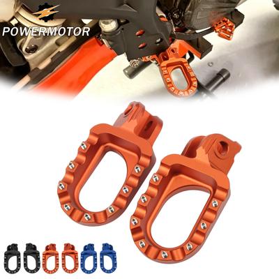 For KTM Foot Rests Footrest Pegs Pedals EXC SX XCF SXF XC XCW XCFW 65 85 125 150 200 250 300 350 450 ADVENTURE 990 DirtBike Part