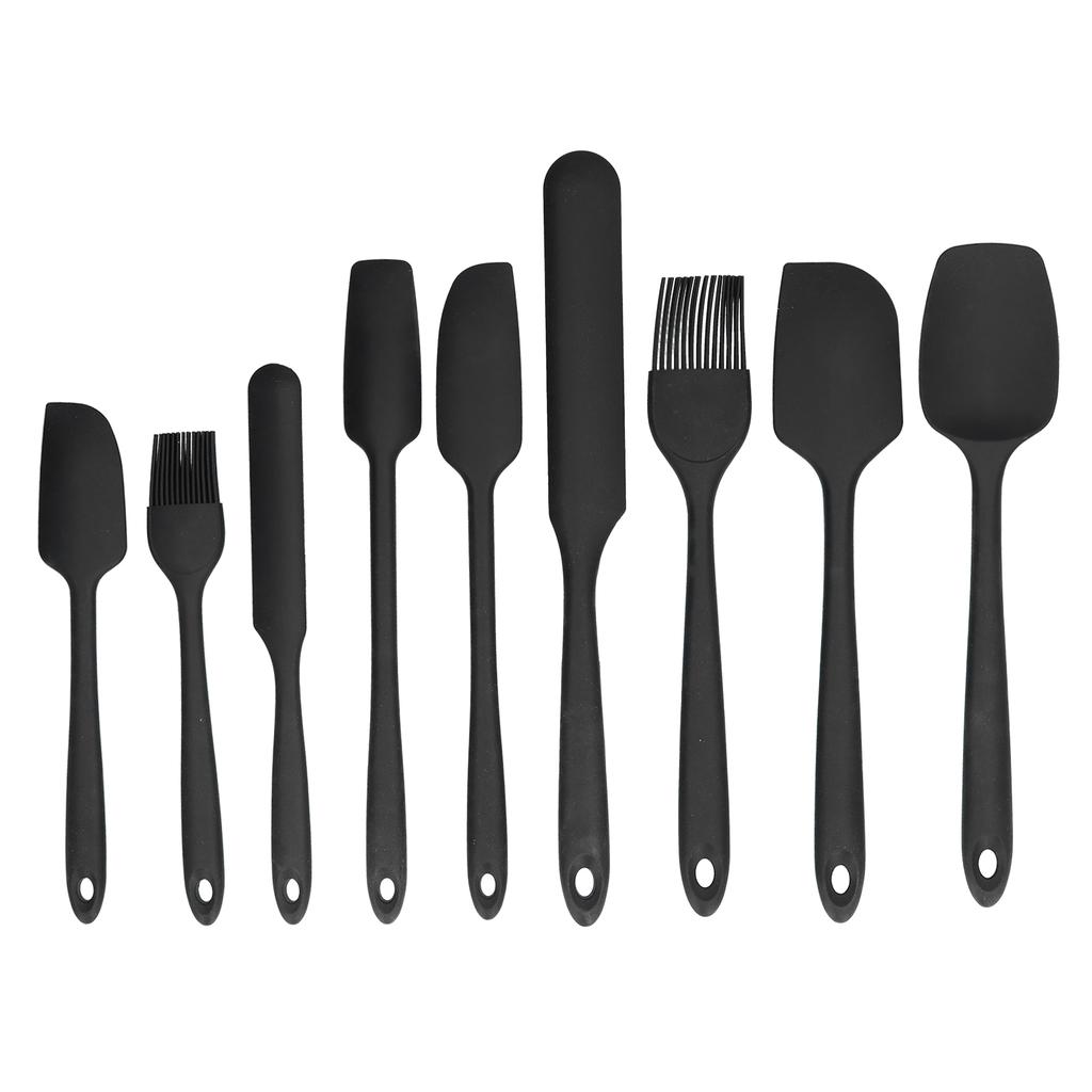 9Pcs Mini Spatula Set Flexible Hand Held Jam Cake Cream Cooking Brush for Kitchen Restaurants