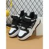 Fashion Platform Sneakers Women Chunky Shoes PU Leather Casual Shoes Ins Board Shoes Lace-up Outdoor Walking Footwear