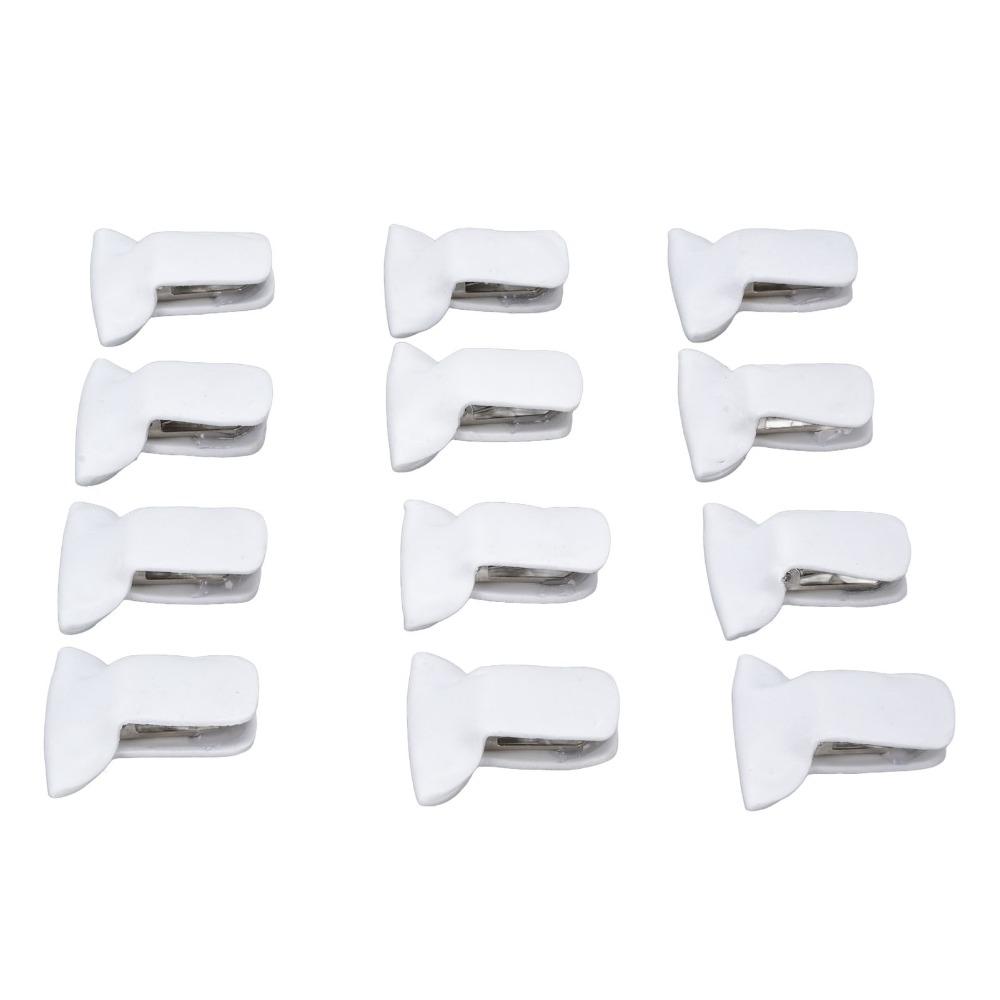 12pcs Metal and Foam Duvet Clips Compact Size Blanket Fasteners Padded Comforter Clips For Bedding