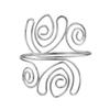 European and American Personality Exaggerated Metal Cross Hollow Bracelet Set, Snake Arm Ring Circle Street Auction Bracelet