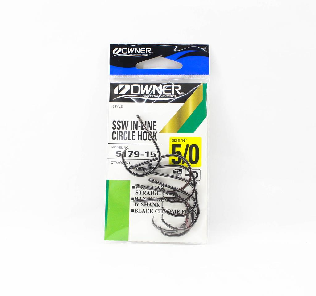 Owner 5179 SSW In Line Circle Hook Size 5/0 (0182)