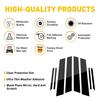 For 2012 13 2015 14 Honda Civic Black Pillar Post Door Trim Car Auto Accessories
