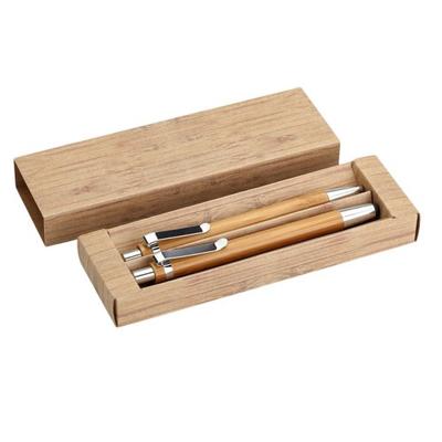 MidOcean Bambooset Bamboo Pen & Pencil Set