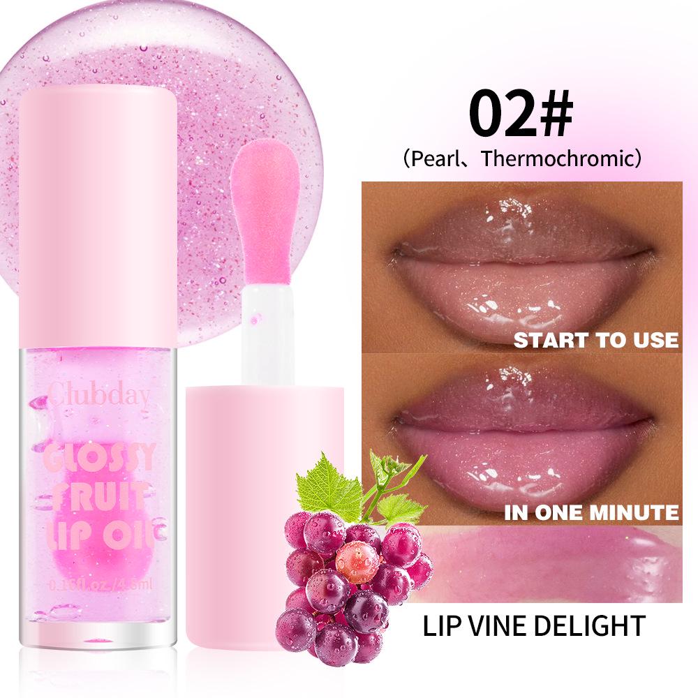 Brillo de Labios Hidratante de Larga Duración Multicolor Clubday para Labios Voluminosos