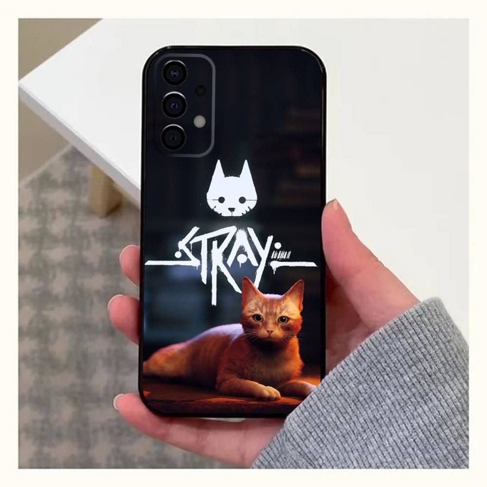 Game Stray Cat Phone Case For Samsung Galaxy A20,A21s,A22,A31,A32,A52,A53,A72,73,A80,A91 Soft Black Cover