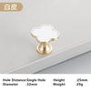 Handles Drawer Cabinet Furniture Kitchen Handles for Cabinet Knob Door Drawer Furniture Kitchen Knob Four-Leaf Clover Diamond