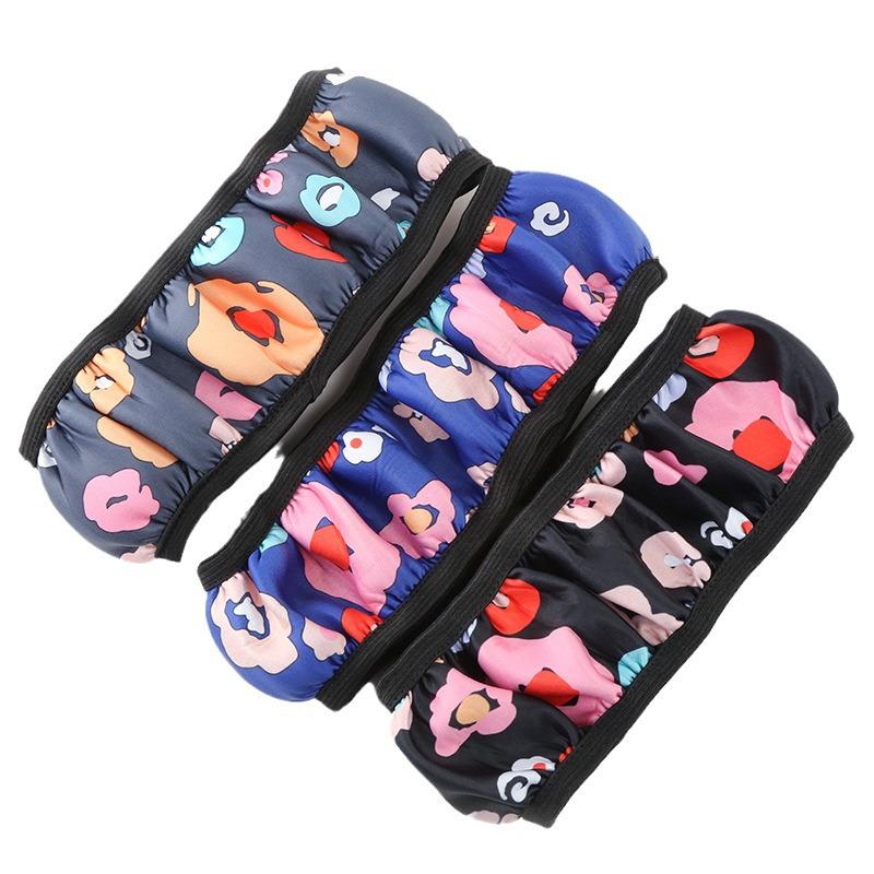 Universal Elastic Car Steering Wheel Cover - All-Season, Printed Diving Material, No Inner Ring