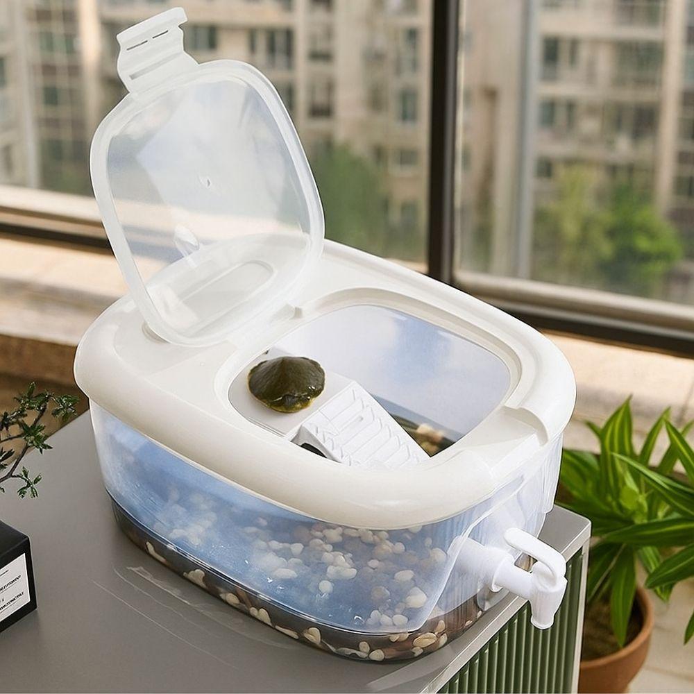With Drain Valve Turtle Tank Large Space Ecological Fish Tank  for Turtles Snake Lizard