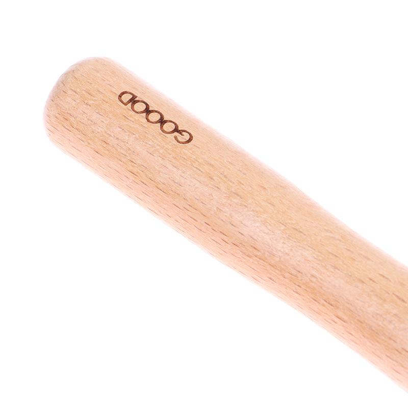 1Pc Wooden Comb Cleaner Delicate Cleaning Removable Comb Cleaner Tool Hair Brush Handle Embeded Tools